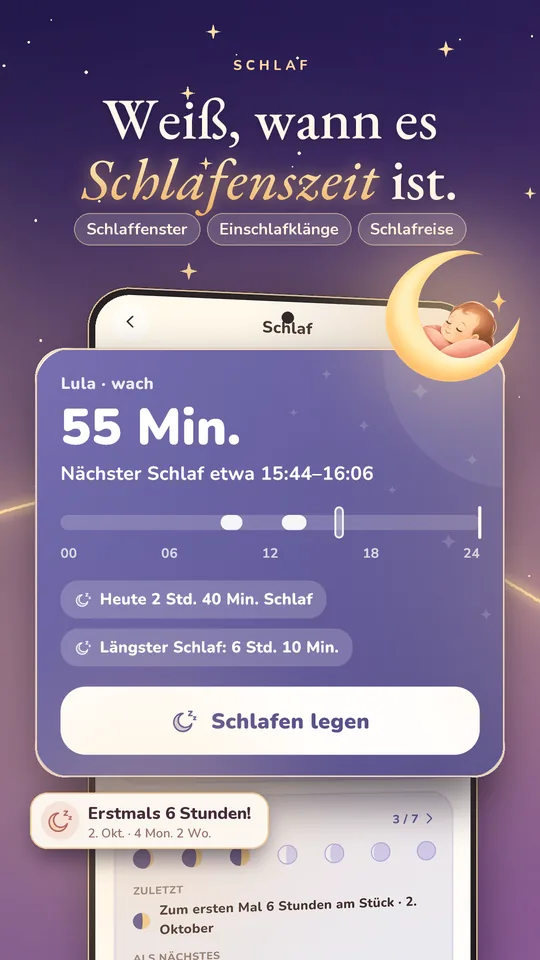 Preview of the Luluna app