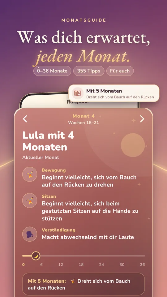 Preview of the Luluna app
