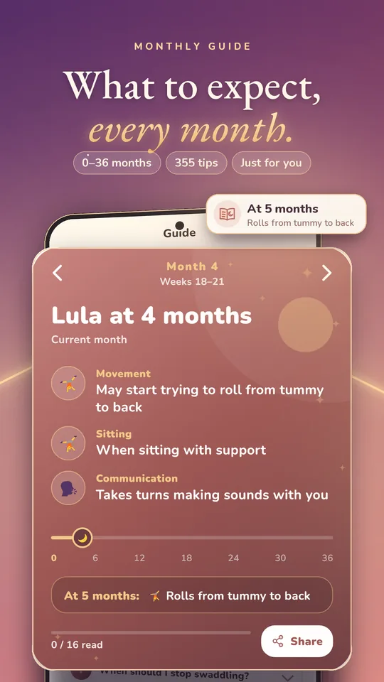 Preview of the Luluna app