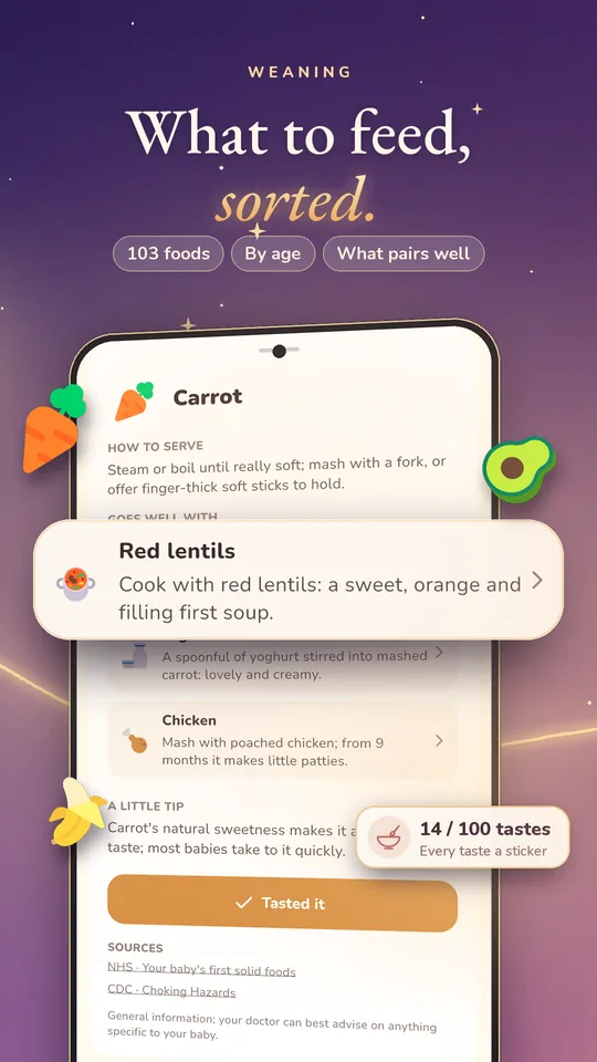 Preview of the Luluna app
